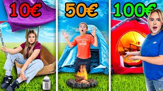 10€ VS 50€ VS 100€ pour SURVIVRE | Budget Challenge !