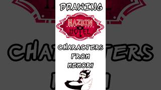 Drawing hazbin hotel characters from memory [tags- #hazbinhotel #artchallenge #art]