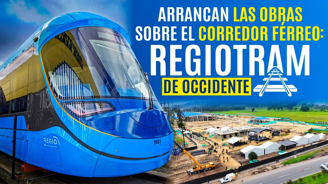 ¡Histórico! Iniciaron las Obras del Regiotram de Occidente sobre la Línea Férrea en Cundinamarca