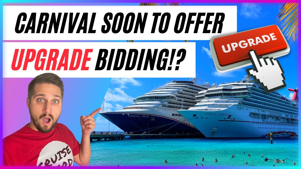 carnival cruise upgrade offers