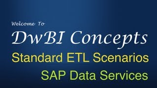 ETL in SAP Data Services 01 - Slowly Changing Dimension Type 1 Full Load