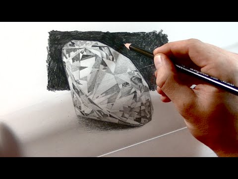 Diamond Drawing by Liza Tretyakov - Fine Art America