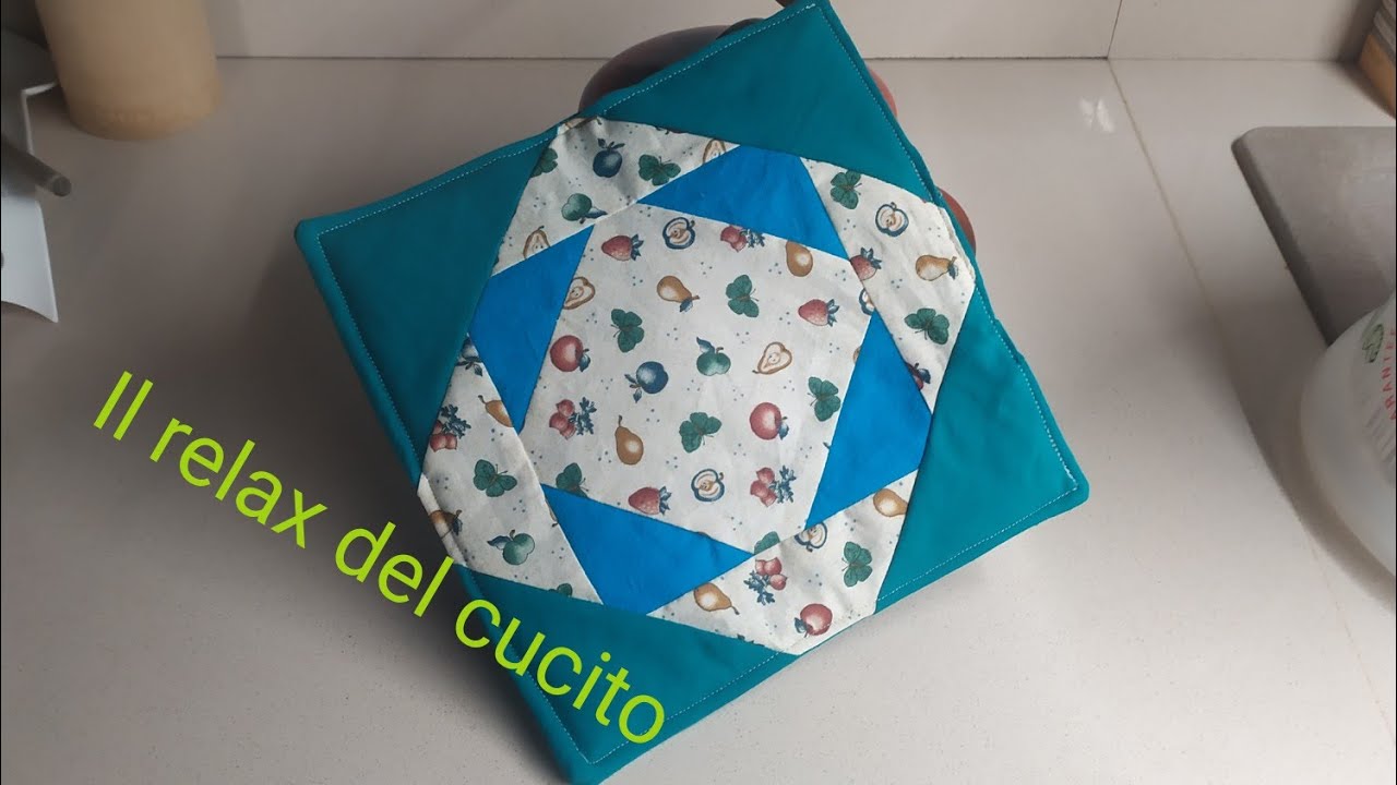 Presina Patchwork Facilissima....    ♻️con avanzi o ritagli di tessuto...