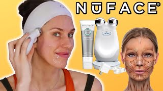 Shocking My Facial Muscles? BEFORE AND AFTER HOW TO USE THE NUFACE MICROCURRENT MACHINE