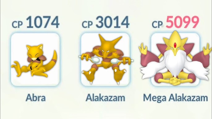 😎 Shiny Mega Alakazam evolution, Abra illusion quest 