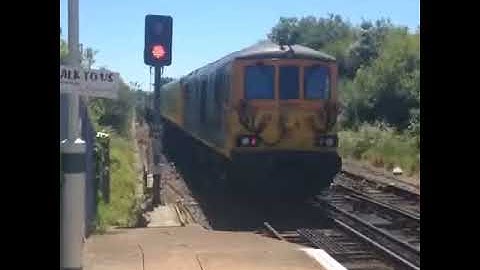 73961 and 73963 passes through Hampden park with a three tone. From Dollands Moor