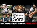 How to Add Stunning Effects in Sora AI Using Text?