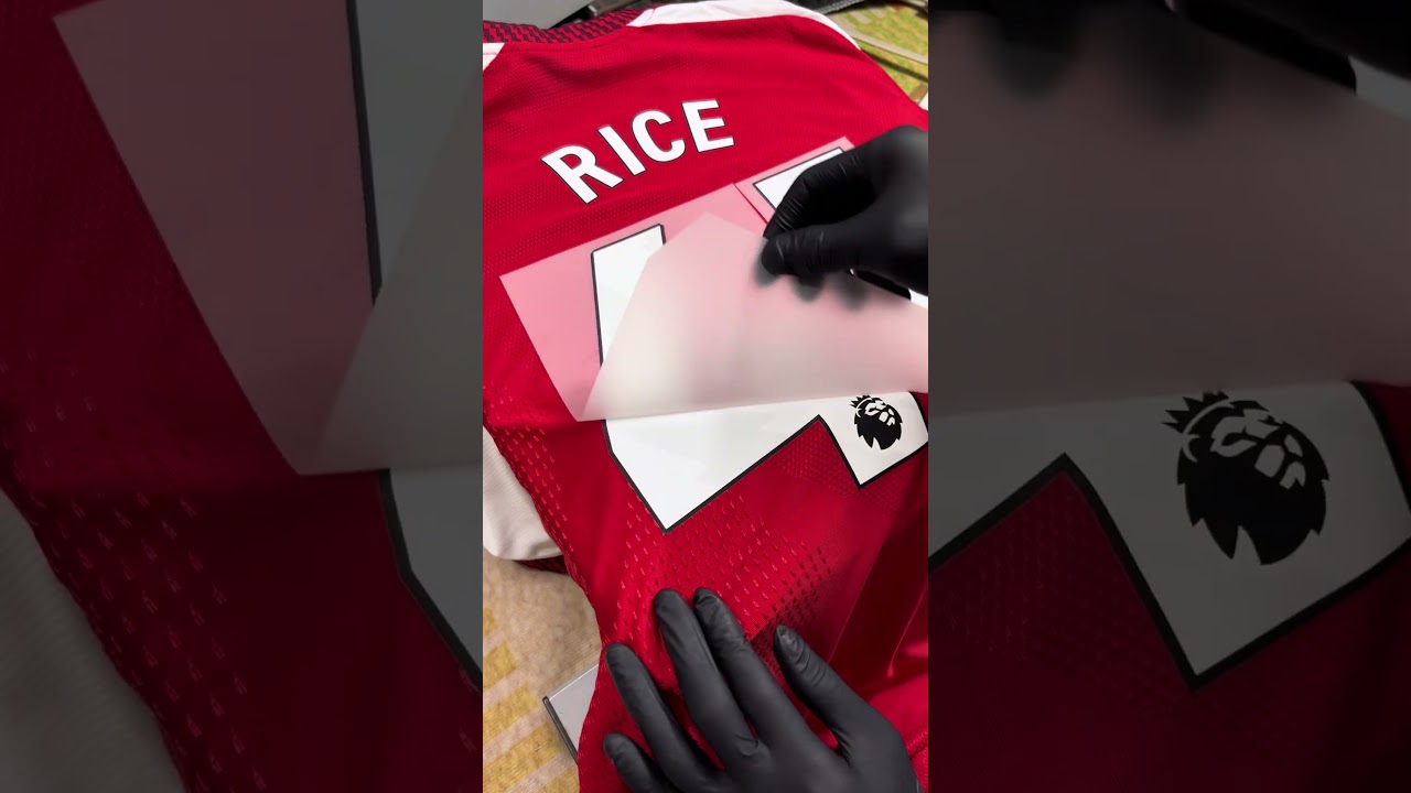 アーセナル RICE 41番 ジャージ Arsenal home jersey 26-27, No. 41 Rice jersey