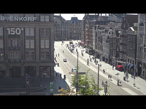 WebCam.NL | www.damrakbeursplein.amsterdam - live ultraHD PTZ camera Beursplein.