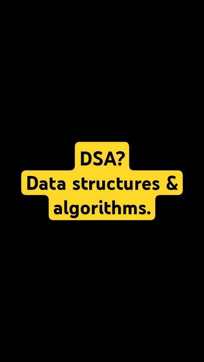What is DSA ? Data Structures and Algorithms, learn DSA #dsa # ...