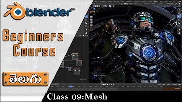 Mesh in Blender [ TELUGU ] || Blender Tutorials for Beginners || Lucky Studios