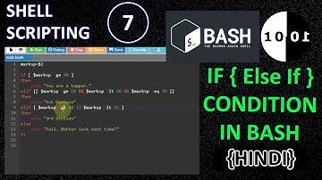 #7 Shell Scripting Basics (Bash Language) - If Else If Condition
