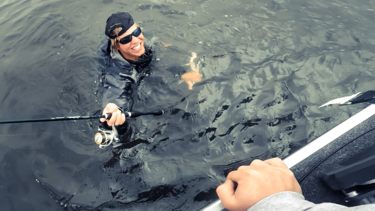 I threw him out of the boat. YouTube