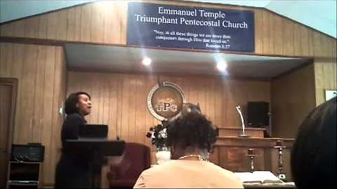 Co-Pastor Regina Steele teaching on "The Beginning...