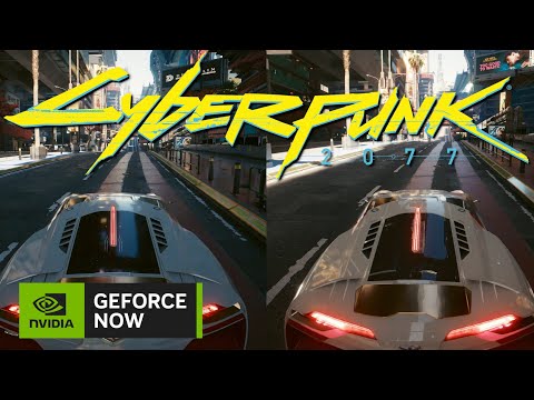 RTX Overdrive Comparison - GeForce NOW Cyberpunk 2077 - RTX 4080
