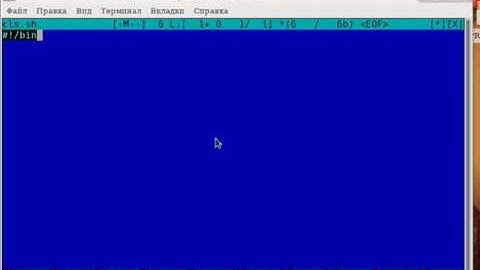 BASH: CLS Clear Screen Simple Script