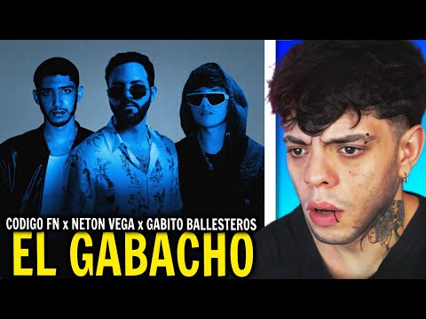 (REACCIÓN) El Gabacho (Lyric Video) - Código FN, Neton Vega, Gabito Ballesteros