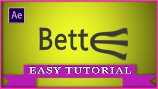 How to Add Lens Effect to Text Anmation - After Effect Easy Tutorial 2018