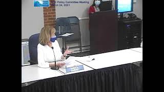BOE Policy Committee Meeting - March 24, 2021