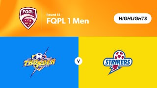 FQPL 1 Men Round 15 - SWQ Thunder vs. Brisbane Strikers Highlights