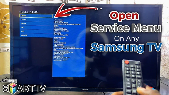 How to Access Secret Service Menu on Any Samsung Smart TV