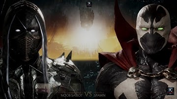 Mortal Kombat 11 - Spawn Vs Noob Saibot Fight on Very Hard