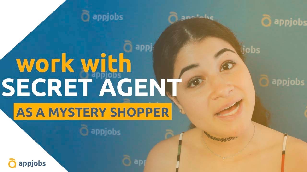 Work as a mystery shopper with Secret Agent 🕵🏻‍♂️ YouTube