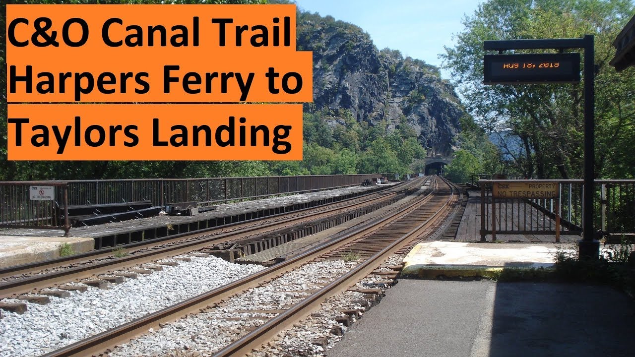 C&O Canal Trail Taylors Landing to Harpers Ferry Bike Tour YouTube