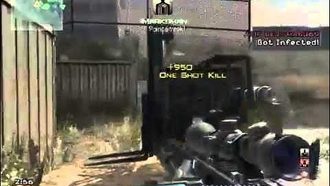 Mw3 Clip - Barrett 50. Cal Infected on Dome