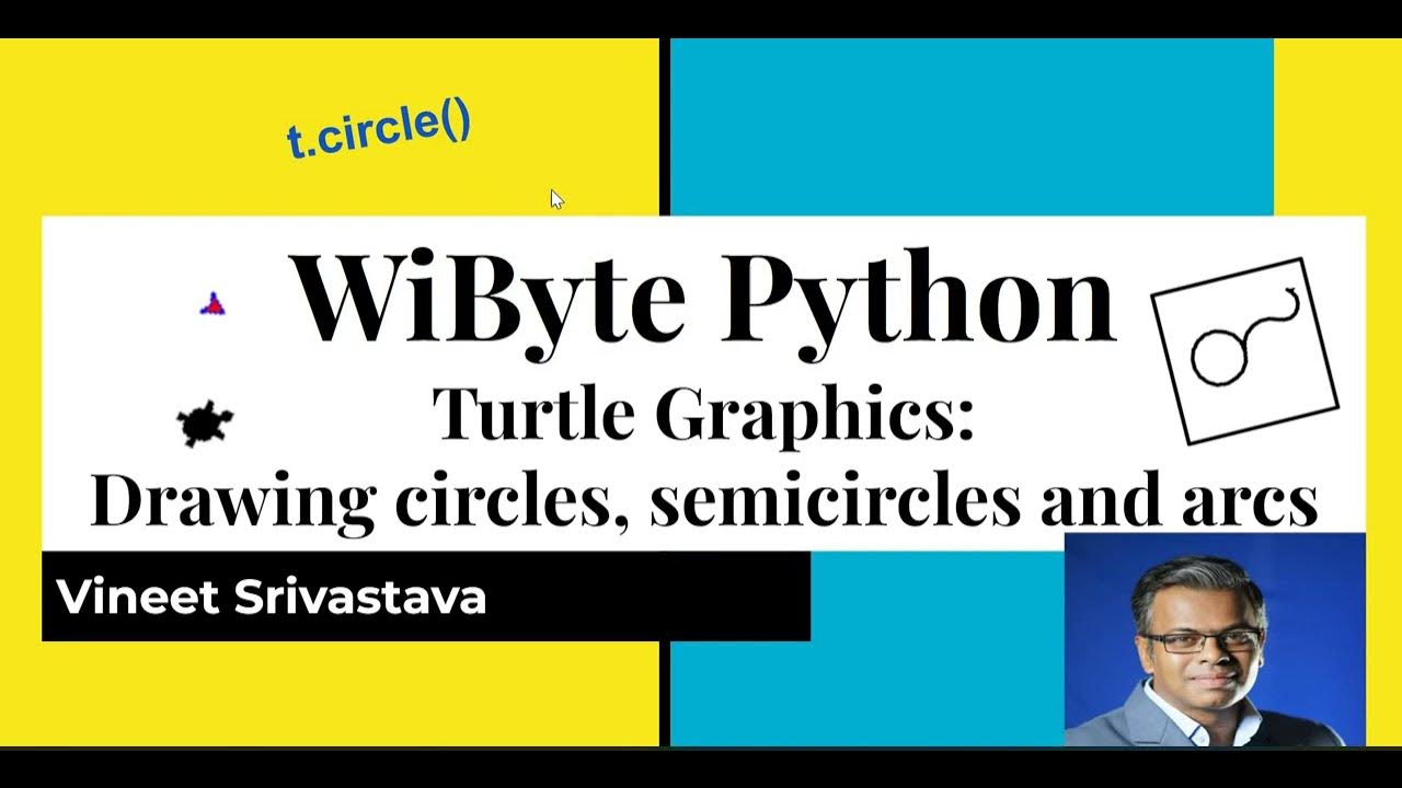 3. Paint with Turtle: How to draw circles, semi-circles and arcs in ...