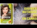 Garnier Nutrisse  61 Formula 2021 | Rubio Oscuro Ceniza Centeno Primera Impresion reaccion kit tinte