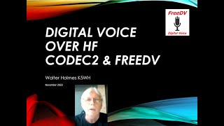 Digital Voice Over HF CODEC2 & FreeDV - 11/02/2022 screenshot 5