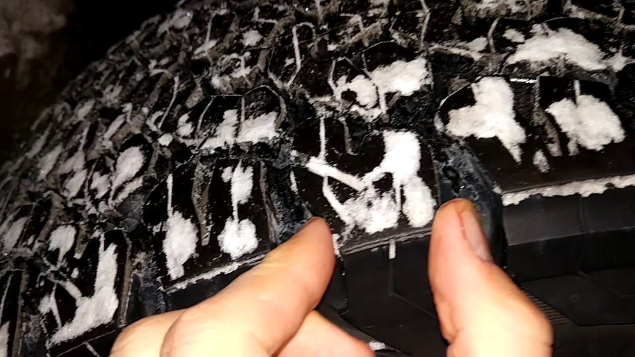 BF Goodrich All Terrain A/T KO2 в 20 градусный мороз