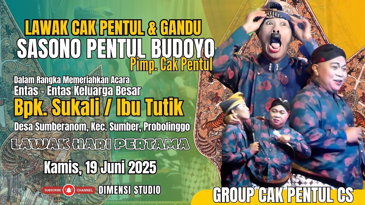 LAWAK CAK PENTUL & GANDU 