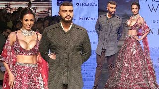 Malaika Arora Wid HUSBAND Arjun Kapoor Hand In Hand SIZZLES The Rampshow In A H0T BridalWear@ LFW
