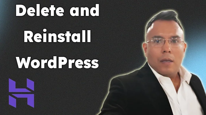 How to Delete and Reinstall WordPress in Hostinger 2025