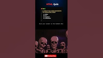 HTML Quiz Challenge! 👀 Can You Get It Right? #shorts