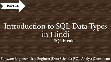 Part-4 Oracle SQL datatypes in Hindi |SQL for Beginners