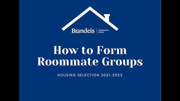 How to Form a Roommate Group