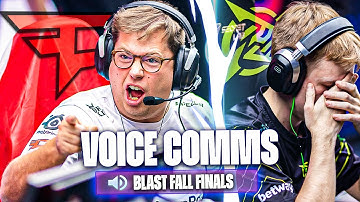 NiP put up a Strong Fight! FaZe v NiP VOICE COMMS | Blast Fall Finals