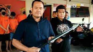 Tim Macan Polresta Jambi Tangkap 7 Kawanan Geng Motor