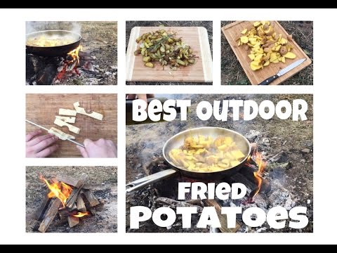 Best outdoor fried potatoes | Food meets Fire