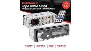 AMPrime Tape Audio Mobil Multifungsi Bluetooth USB MP3 FM Radio - JSD-520 - Black