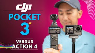 DJI POCKET 3 vs DJI ACTION 4: Must Watch Before you Buy  Comparing Features