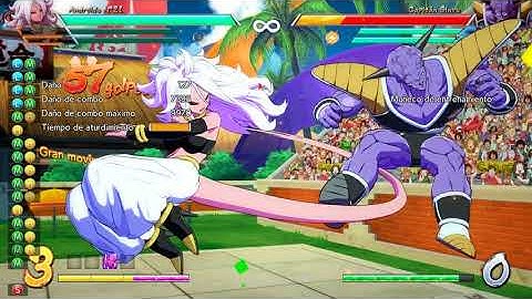 Dragon Ball FighterZ Android 21   Touch of Death (100% HP) 0 Bars & Sparkling