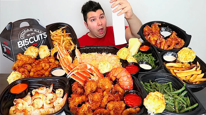 $100 Worth of Red Lobster  MUKBANG
