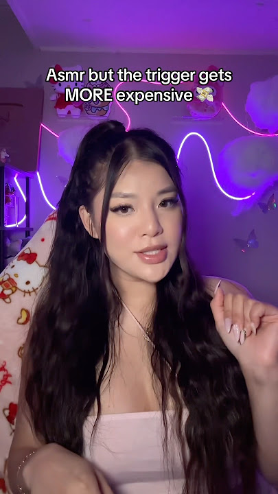 Asmr But The Trigger Gets MORE EXPENSIVE Every Time 💸 #asmr #shorts