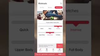 The Fitness App – How to generate a workout screenshot 4