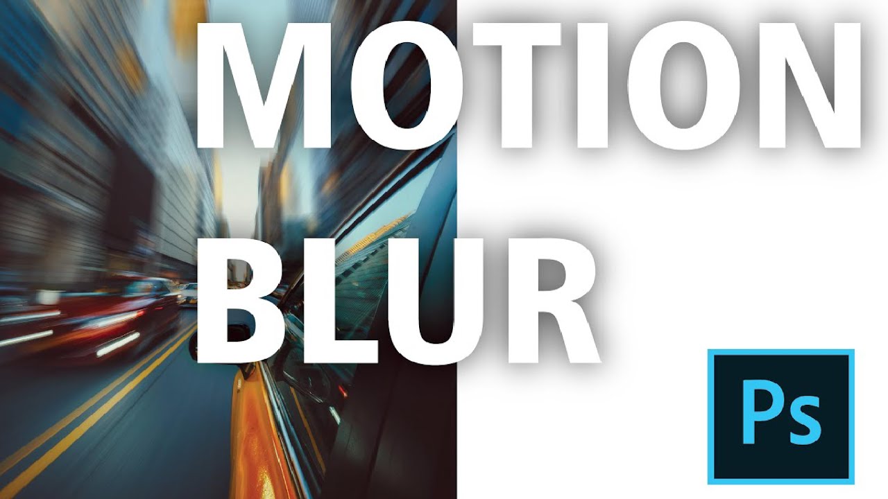 How to fake a Motion Blur Effect in Photoshop - YouTube