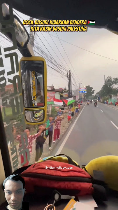 Bocil Ini Minta Basuri Pakai Bendera Palestina #basuri #busmania #freepalestine  #shorts